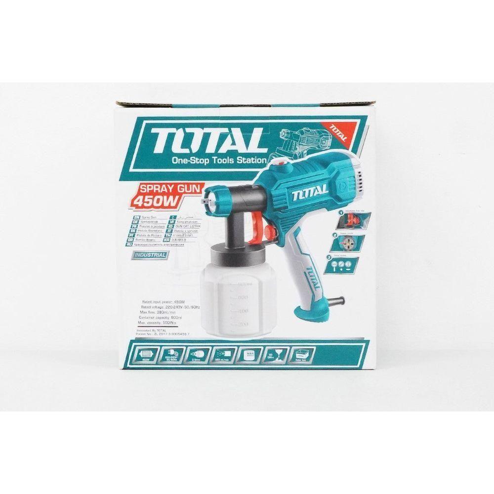 Total TT3506 Electric Paint Spray Gun 450W | Total by KHM Megatools Corp. Total TT3506 Electric Paint Spray Gun 450W | Total by KHM Megatools Corp.